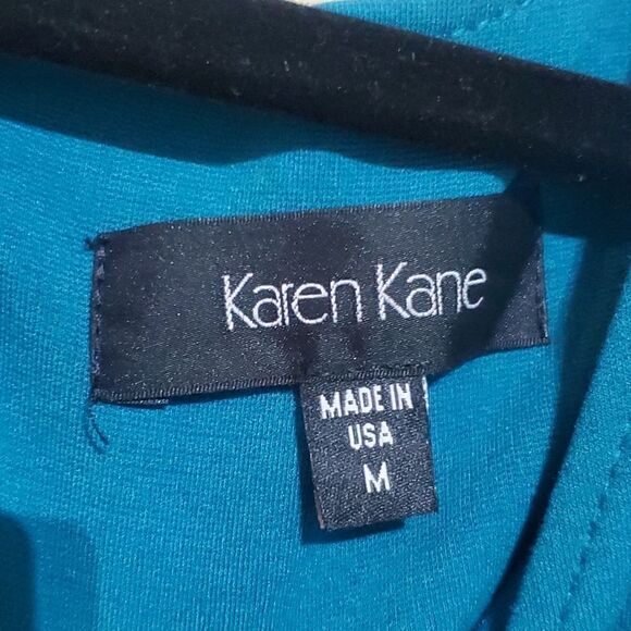 KAREN KANE Color Block Sheath Dress - Size Medium - Picture 6 of 7